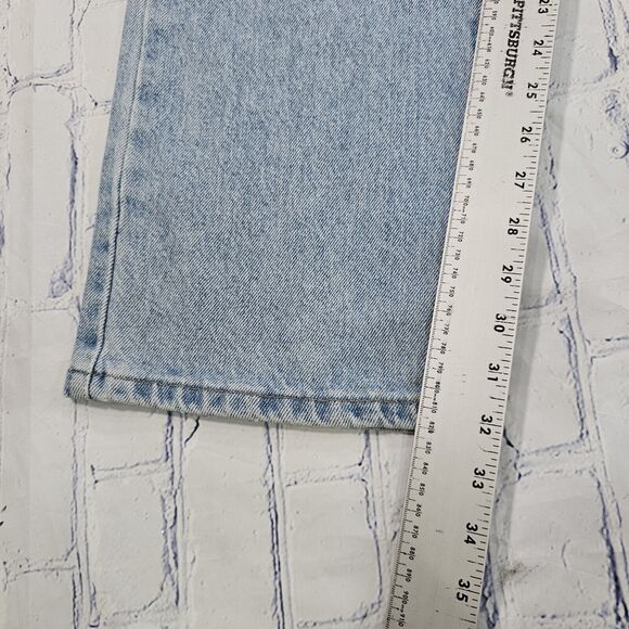 LEE Made USA VINTAGE Cotton Jeans Straight Leg Light Wash E156-030 MENS 38X34 - Picture 9 of 11